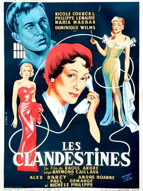 Les clandestines, Raoul André, 1955
