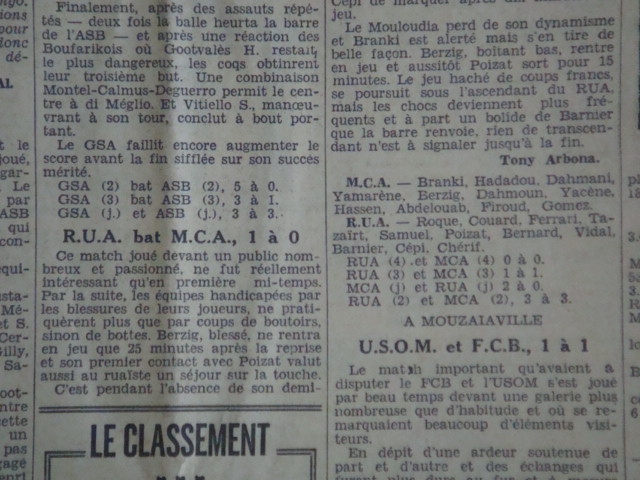 23.4.1939 mca battu par le rua 0-1