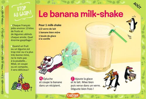 Recette du jour: banana milk shake 
