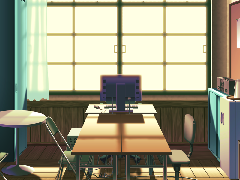 Bureaux - Animes-Backgrounds