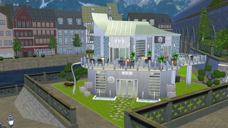 Sims 4 au restaurant: les terrasses paradisiaques