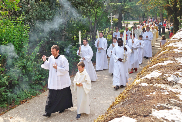 Messe du 15 août à Rocamadour