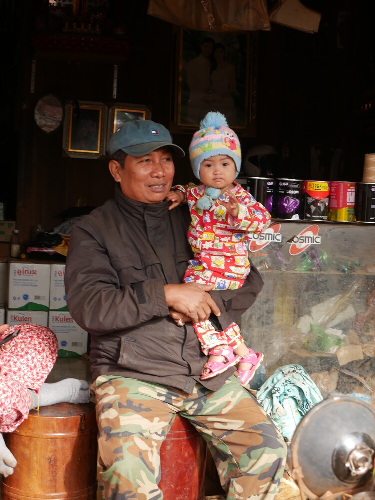 Marché de Sen Monorom - Cambodge 