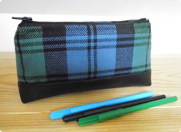 Trousse à crayons Campbell tartan