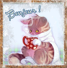 gif animé, blinkie,BONJOUR