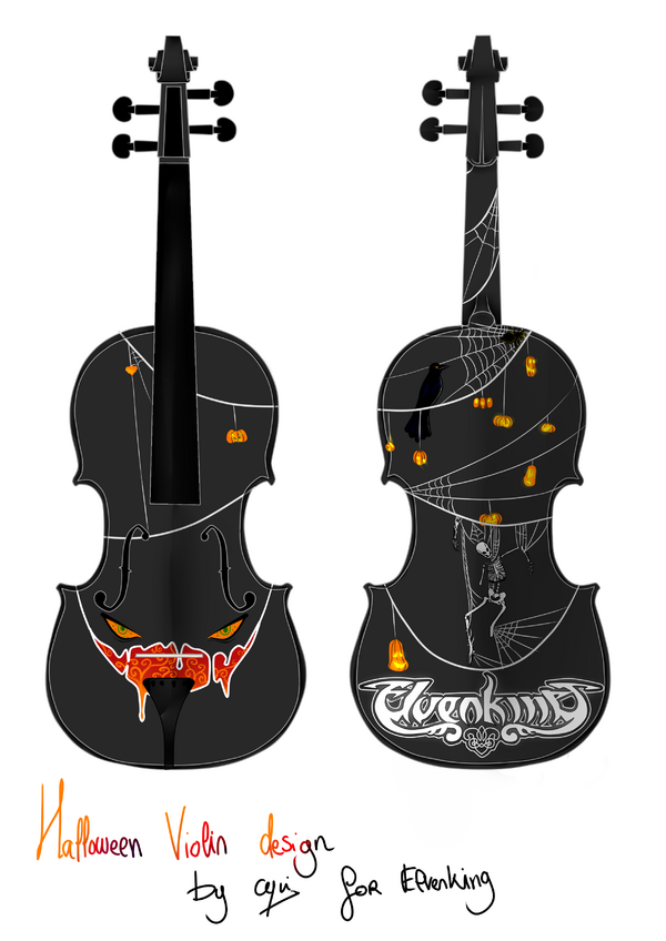Je me suis amusée (TEC) violon design concept