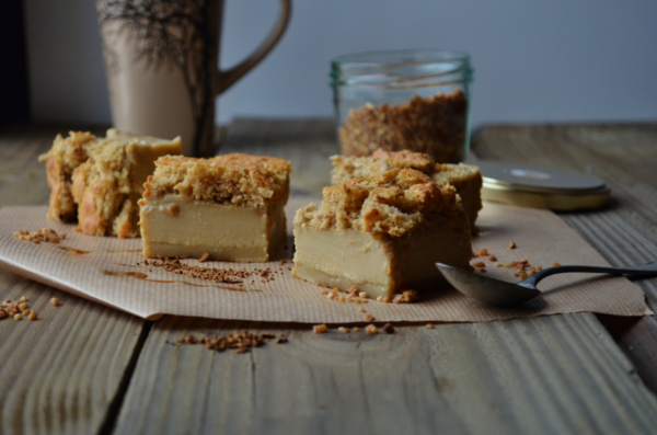 Gâteau magique au café et praliné