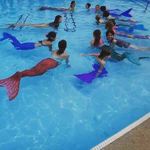 dance ballet class mermaids pool