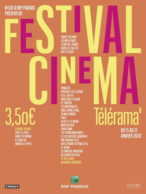 Festival cinéma Télérama du 15 au 21 janvier 2020 : la bande-annonce !