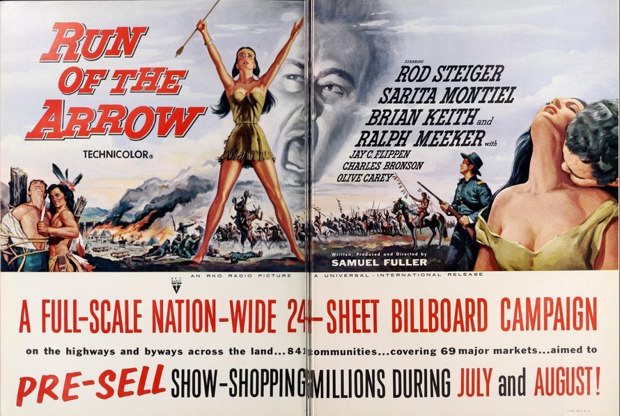 RUN OF THE ARROW BOX OFFICE USA 1957