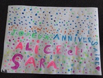 Joyeux anniversaire confiné Alice et Sara !