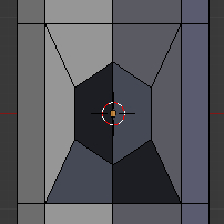 Après effacement de l'arête, il y a un trou de le cylindre