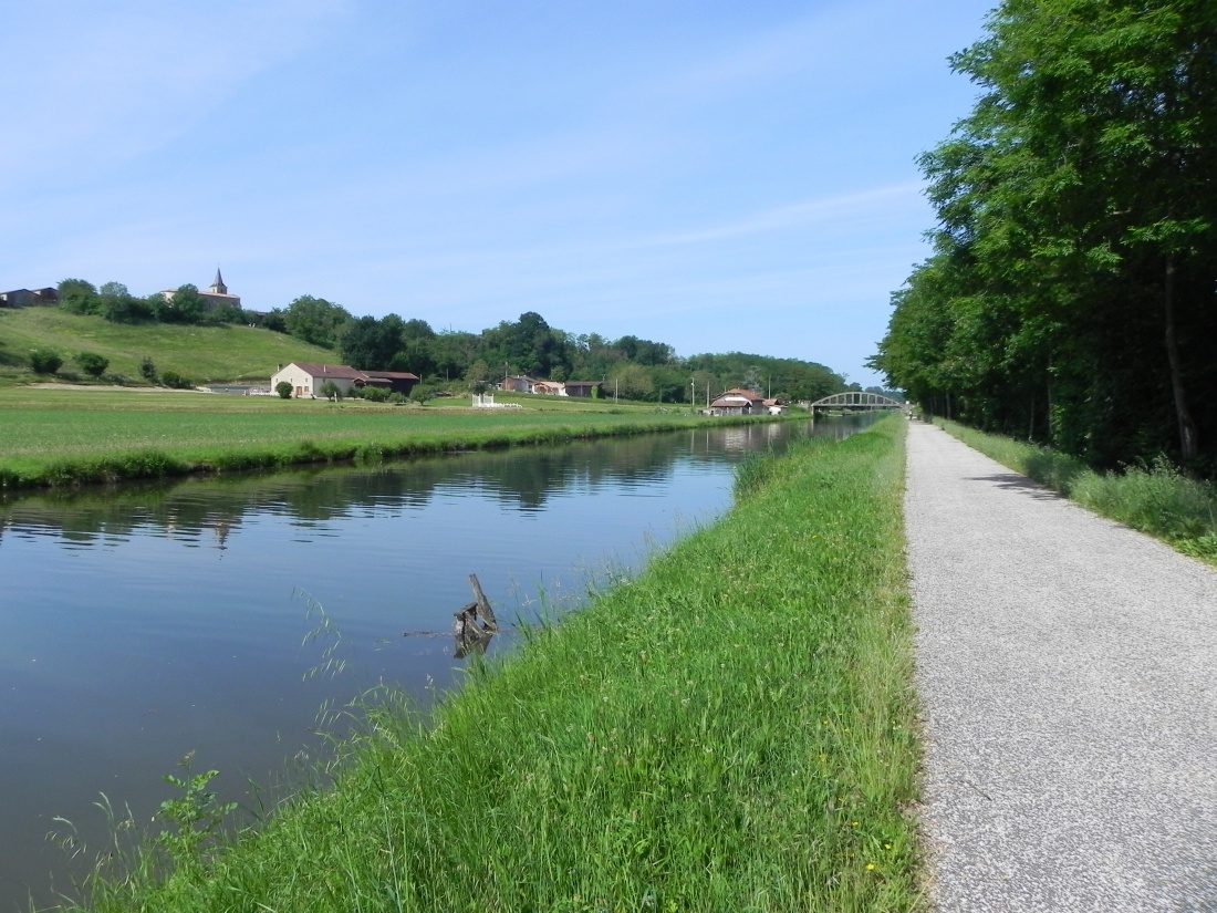 ballade au bord du canal d'entre deux mers ! 