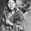Cheyenne mother and daughter. 1907. Montana. Photo by L.A. Huffman. Source - Montana State Universit