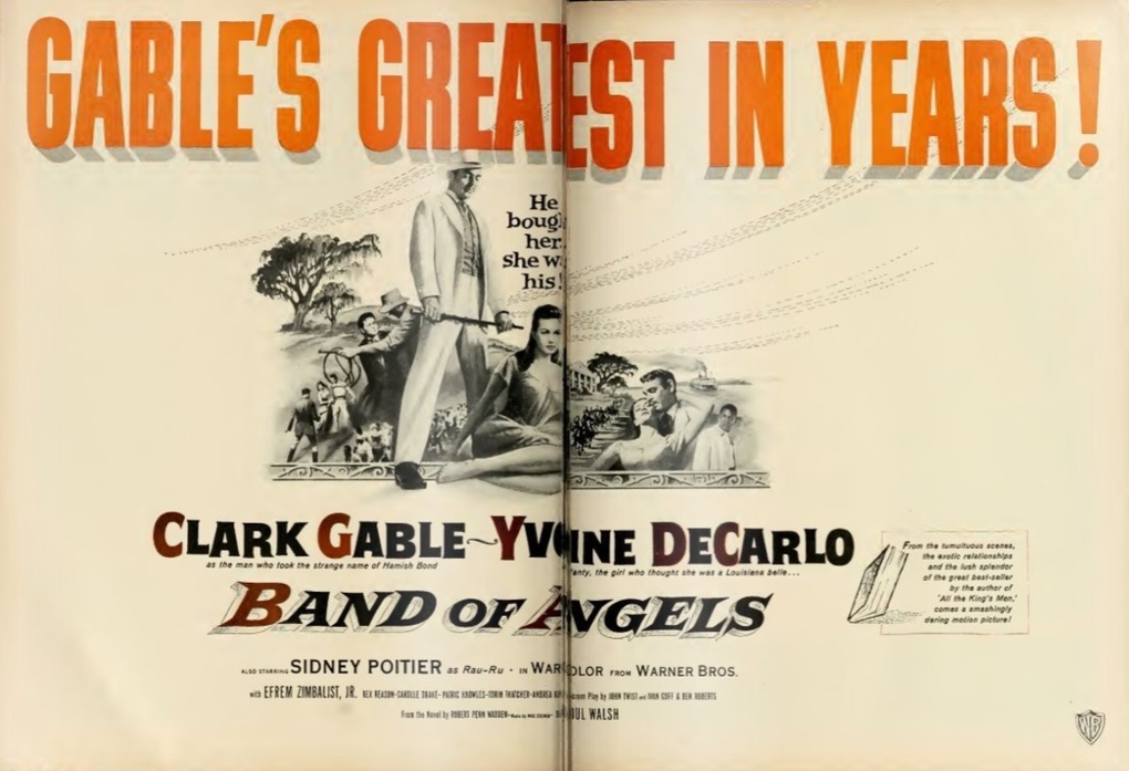 BAND OF ANGELS box office USA 1957