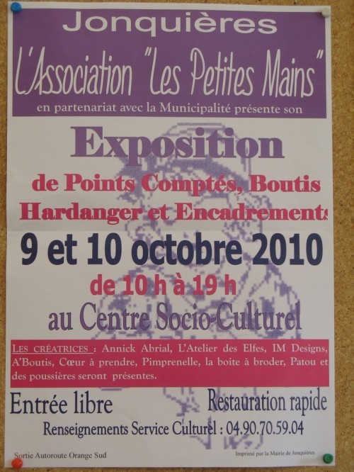 affiche exposition Jonquières 2010