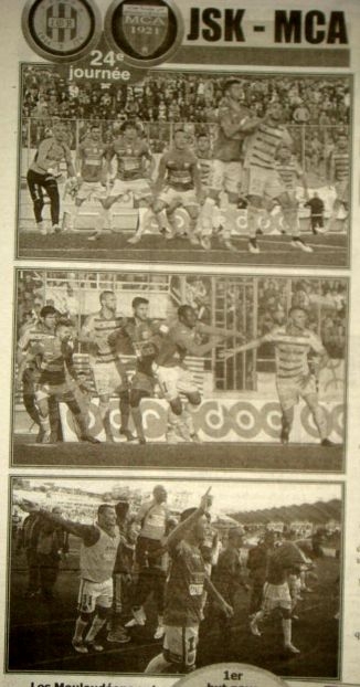 Samedi 28.03.2015 à Tizi Ouzou JSK-MCA 1-2