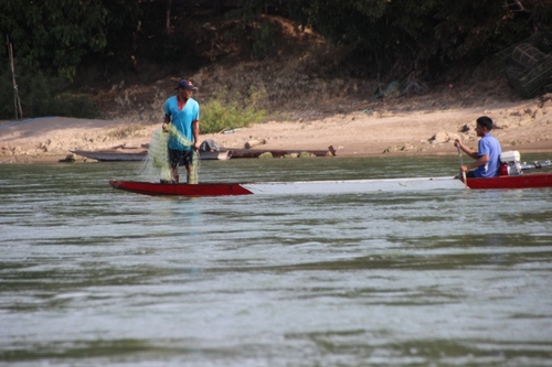 Balade en pirogue de l'île de Khong à l'île de Khöne