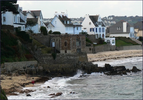 Ile Callot, depuis la cote à Carantec