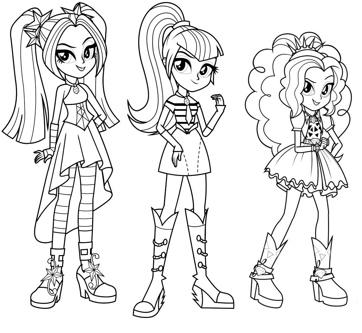 Coloriage My Little Pony Humaine Coloriages - cadence!