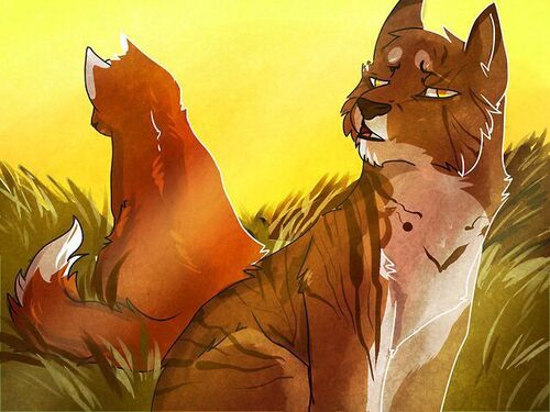 Poil d'Ecureuil et Griffe de Ronce (Squirrelflight and Brambleclaw)