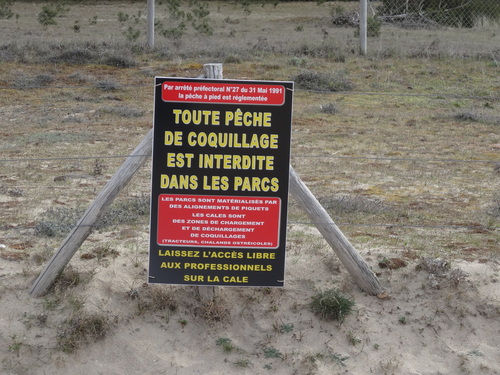 Le traict du Croisic à marée basse (coté Pen Bron)