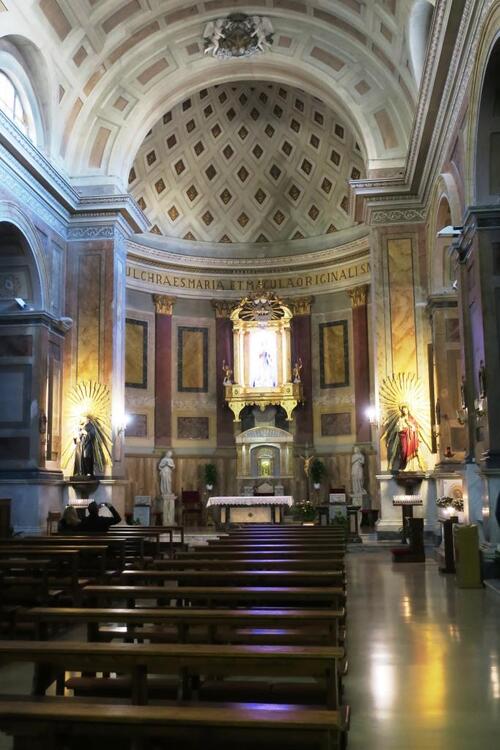 L'église de l'Immaculée à Civitavecchia