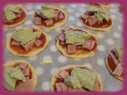 Un panaché de minis pizzas