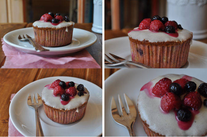 Cupcakes aux fruits rouges