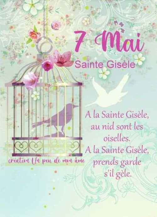 7.Mai..St Gisèle.