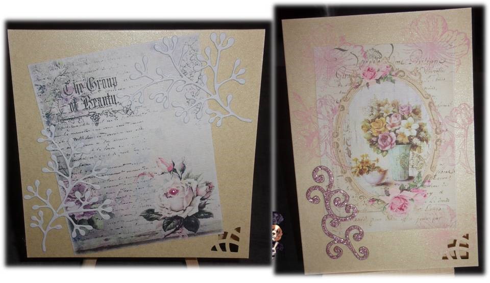 Cartes scrap "Elegantes"