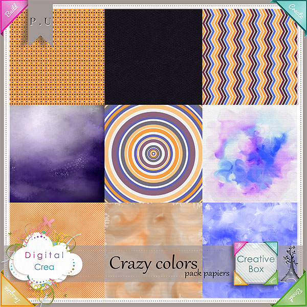 Crazy colors by Xuxper Designs