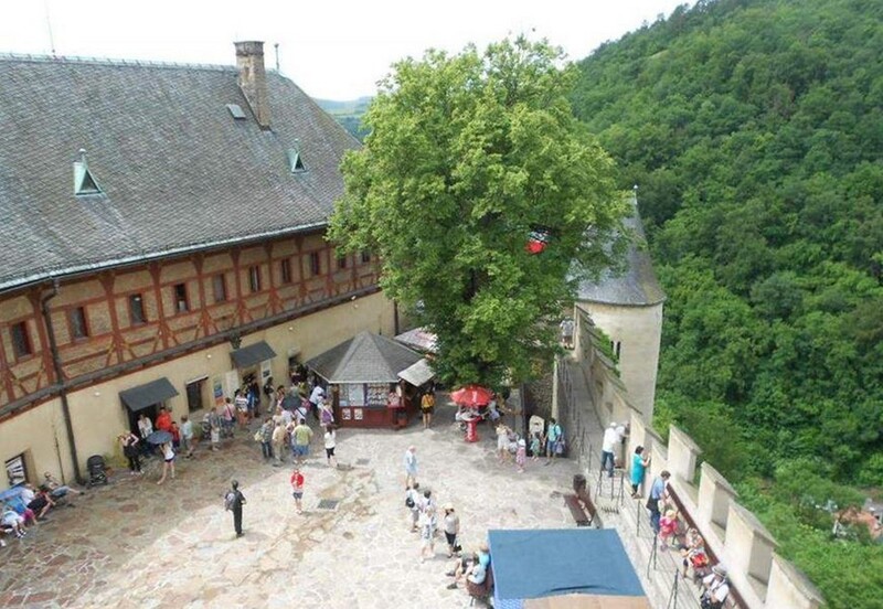 Le château de Karlstein  ET Konopiště château de chasse