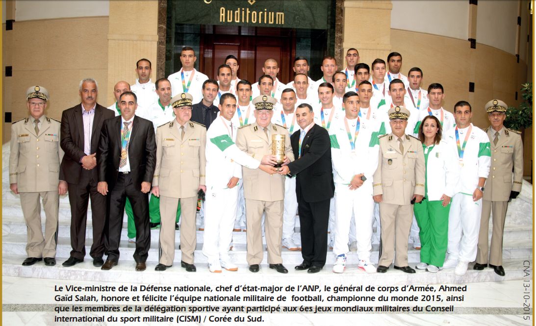 29.9.2015 en corée du sud jeux mondiaux militaire EN-Qatar 2-1 avec Abid