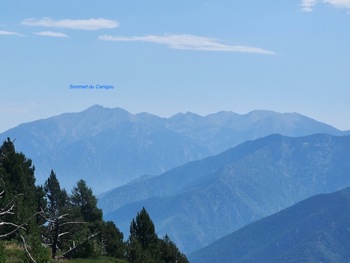 Zoom sur le massif du Canigou