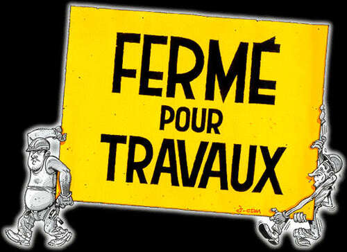 Fermeture pour travaux