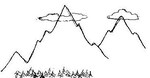 Différenciation : plaine, colline et montagne.