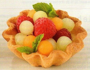 paniers de fruits a croquer - photo mini-tartelettes