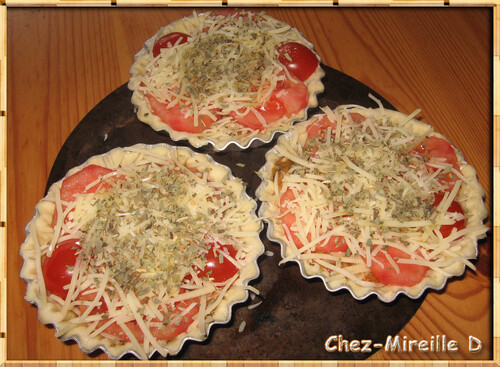 Tartelettes aux Tomates à ma Façon