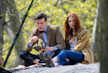 amy-doctor-series-7-filming-central-park-book