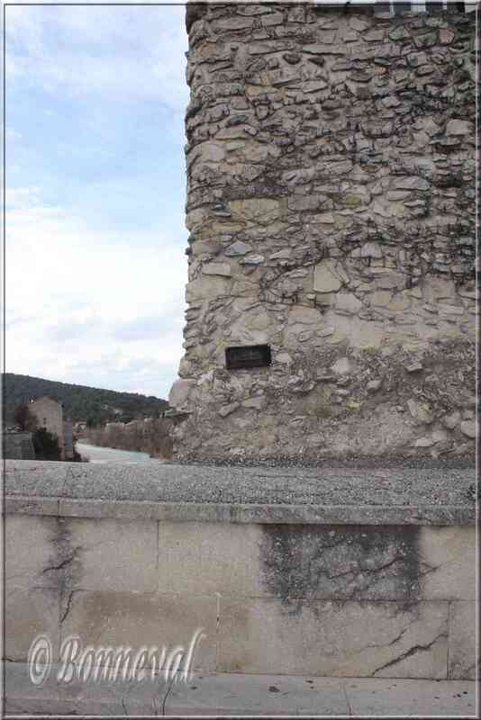 Vaison-la-Romaine Vaucluse niveau de l'inondation de 1992