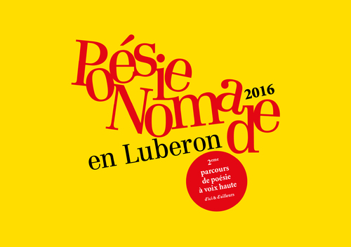 Programme complet du parcours "Poésie nomade en Luberon" 2016