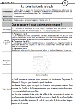 Période 3 : l'Antiquité