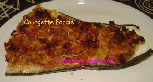 Les Courgettes farcies de Marie Chioca