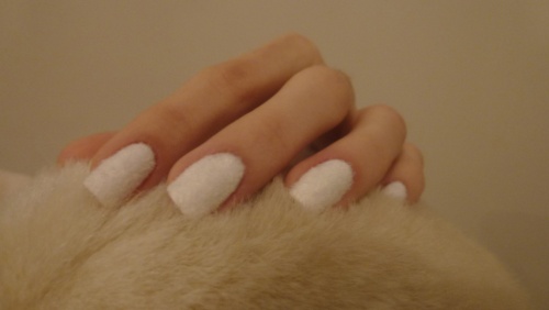 Il neige sur mes ongles !