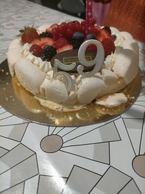 Le gâteau de Monique pour son anniversaire 