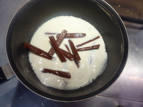 Une Bûche de Noël Chocolat Carambars