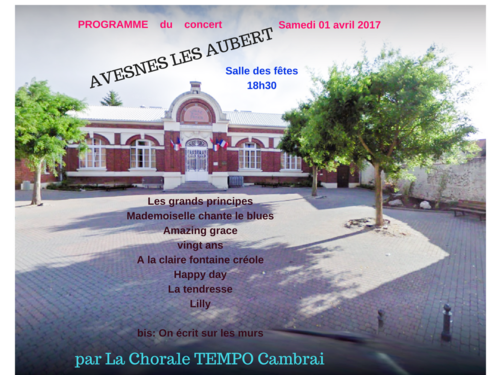 Programme Avesnes les Aubert