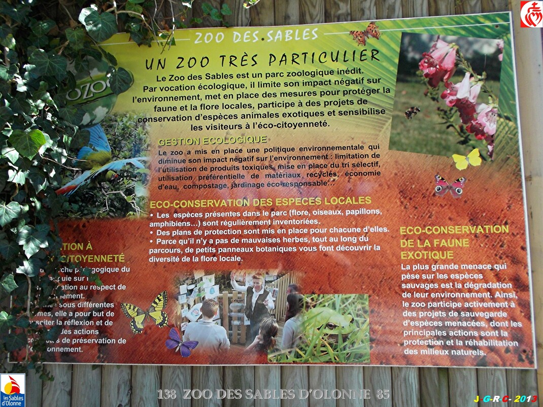 ZOO DES SABLES D'OLONNE 8/9 05/04/2014