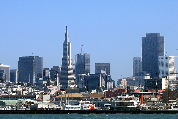 San Francisco vue du bateau b